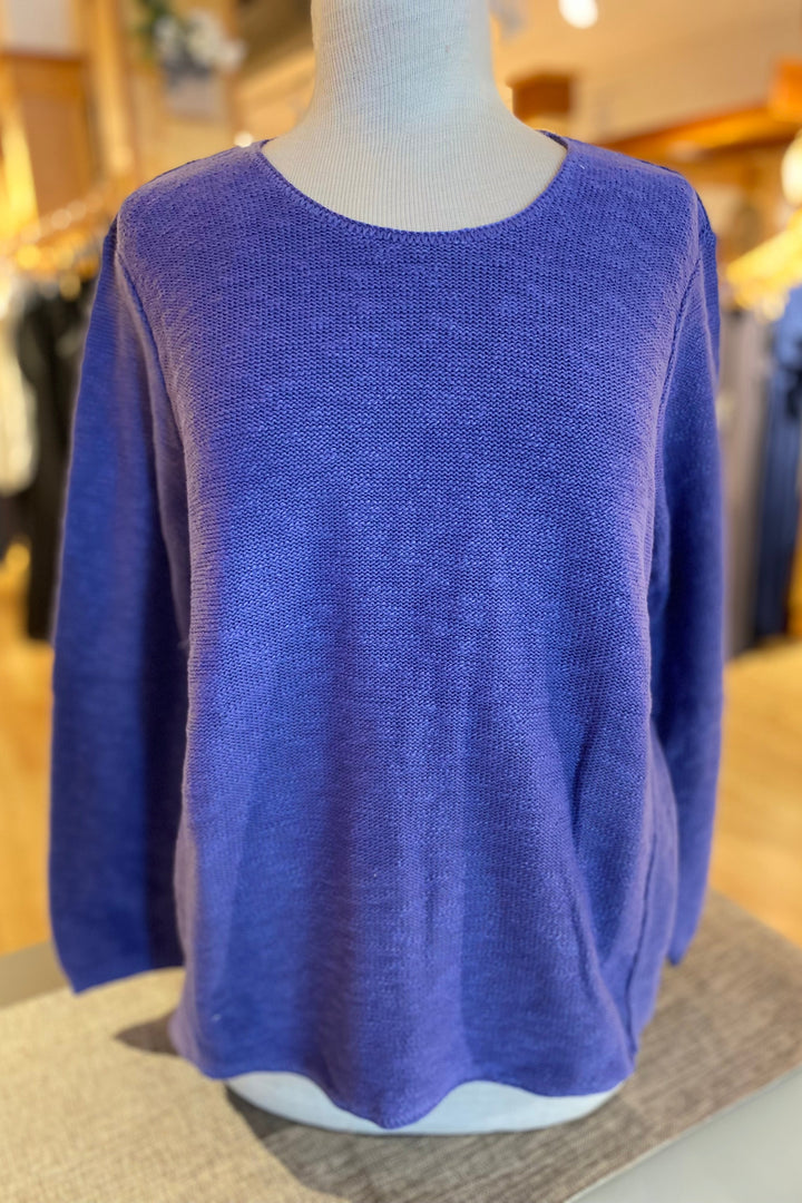 The Ultimate Cotton Sweater - Hi Low Slub Crew