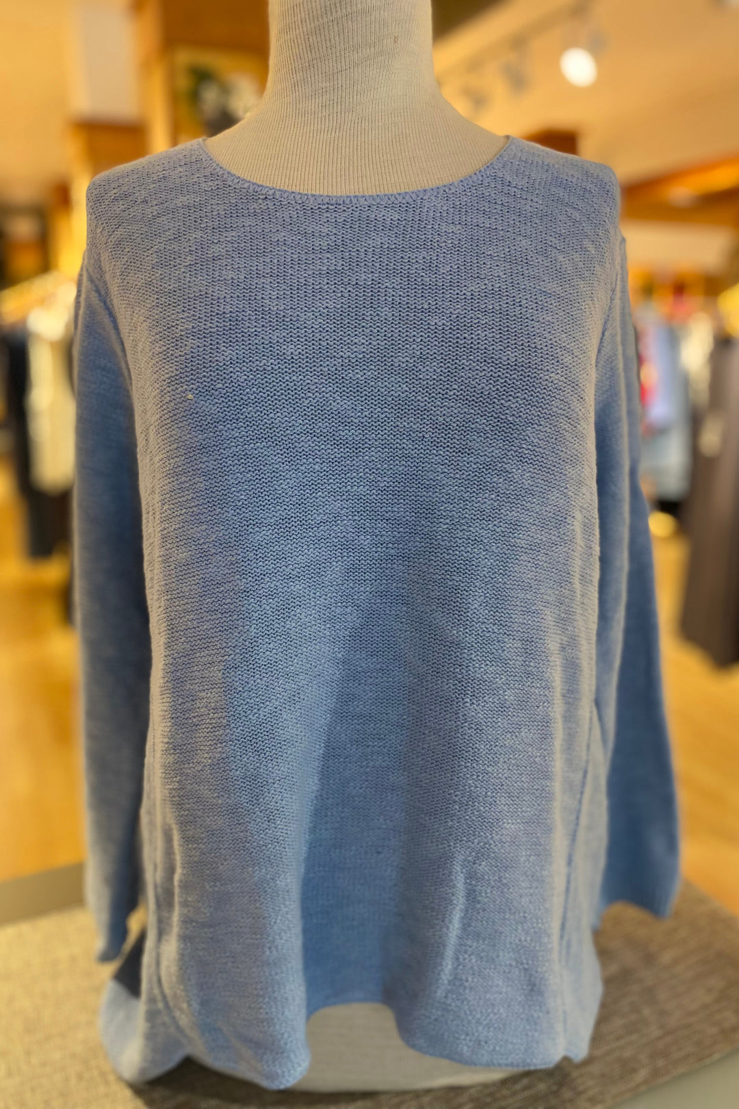 The Ultimate Cotton Sweater - Hi Low Slub Crew