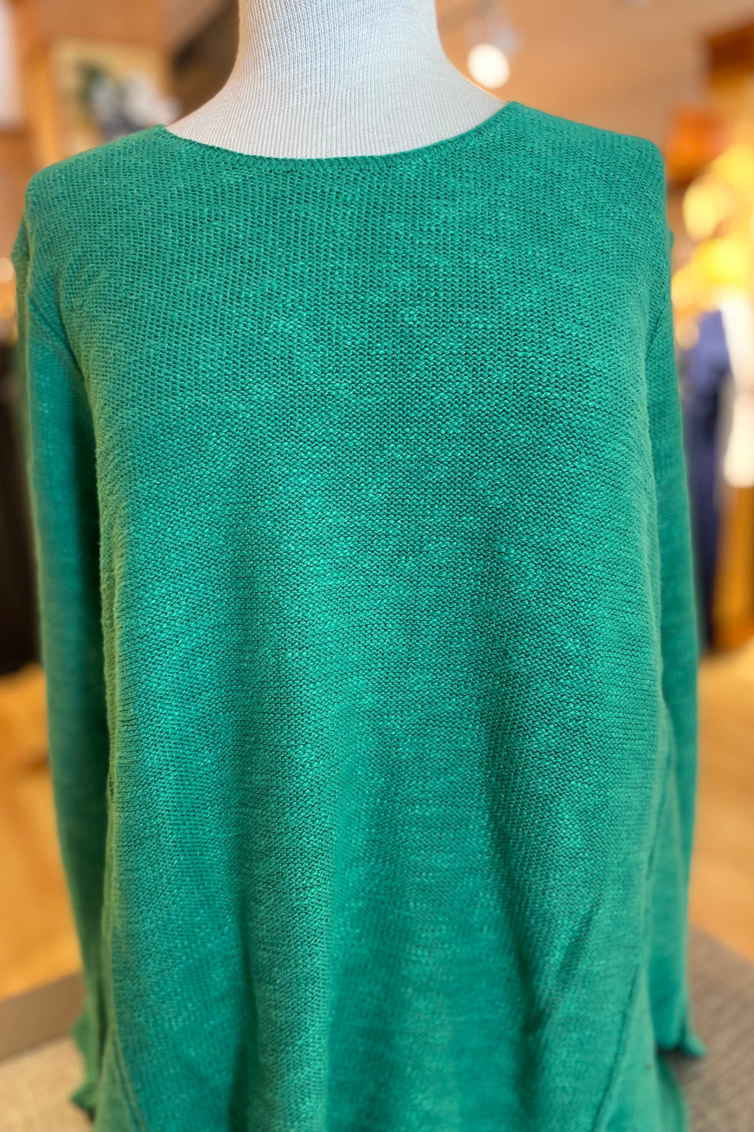 The Ultimate Cotton Sweater - Hi Low Slub Crew