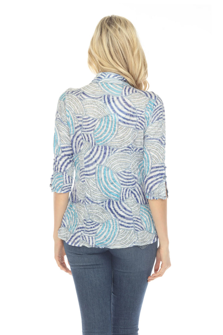 Sabrina Shirt - Blue Whirl