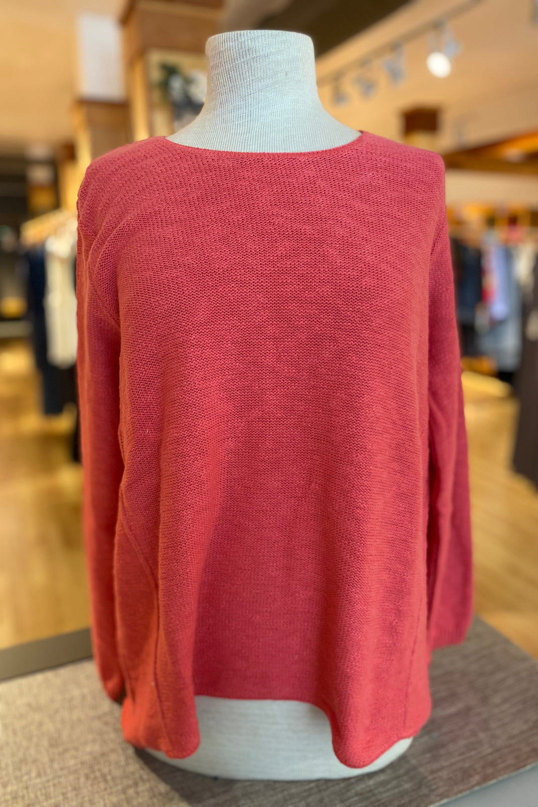 The Ultimate Cotton Sweater - Hi Low Slub Crew