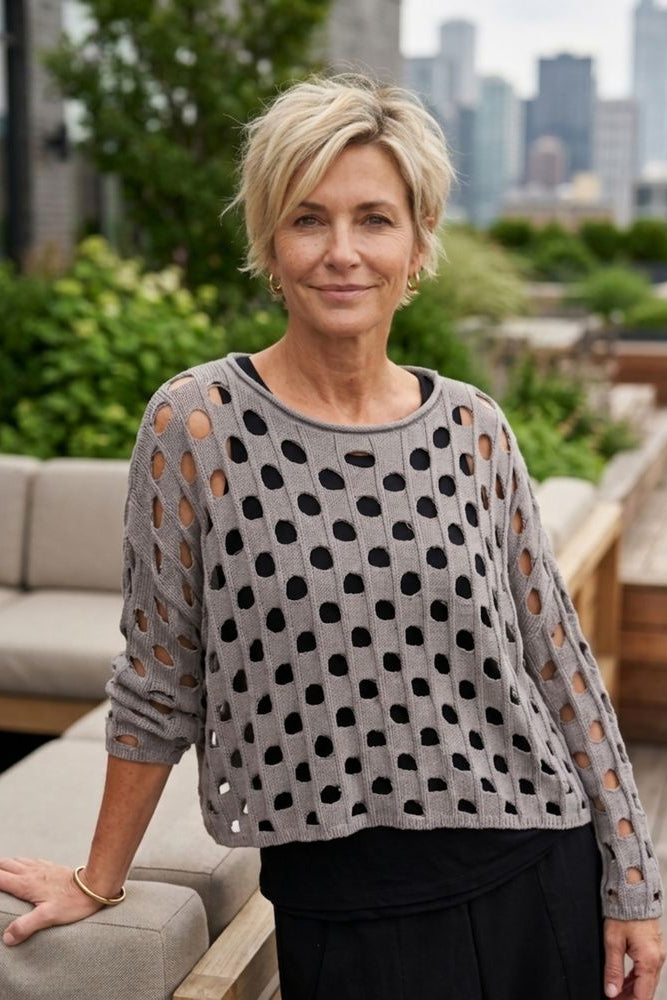 Open Weave Cotton Chic Topper