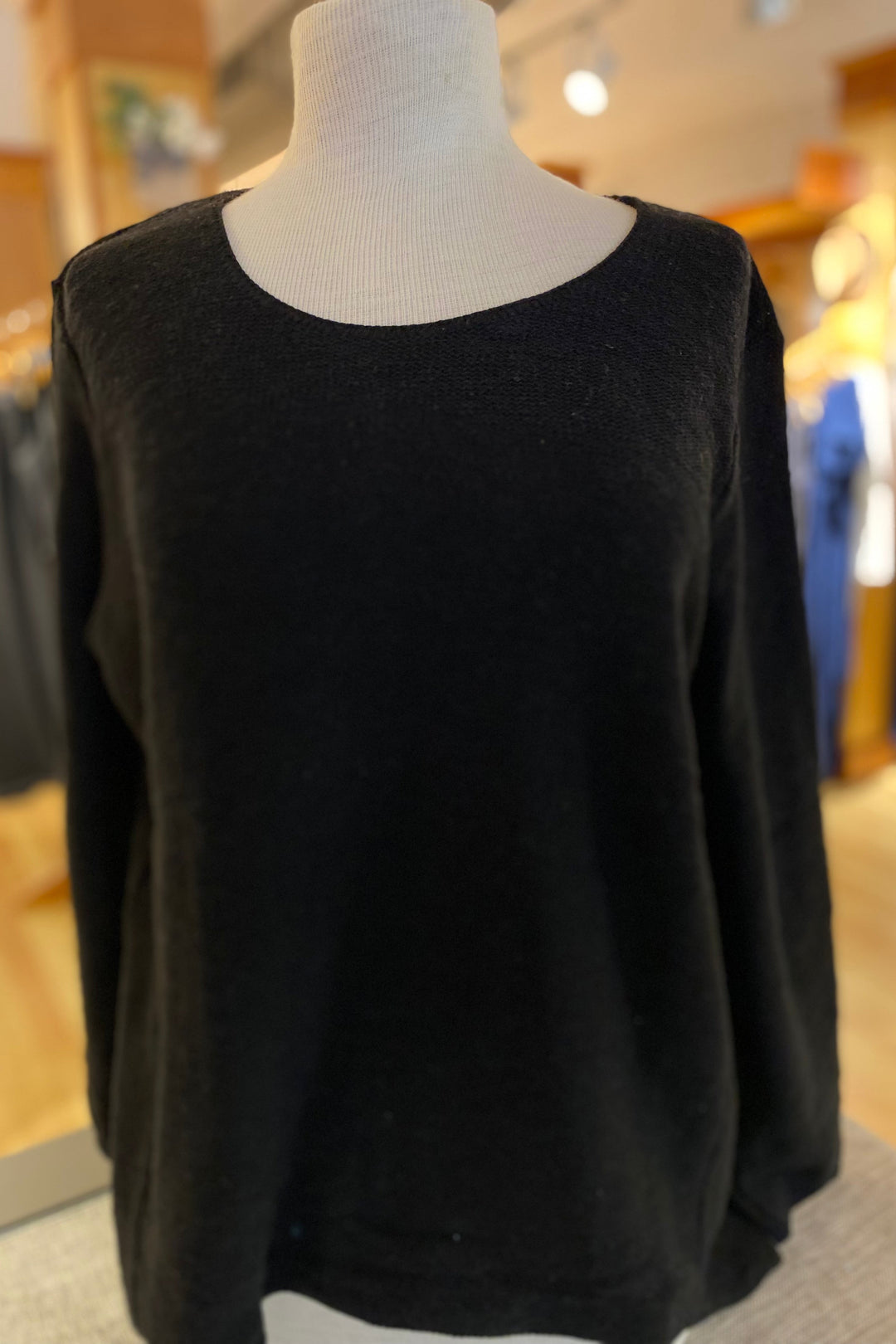 The Ultimate Cotton Sweater - Hi Low Slub Crew