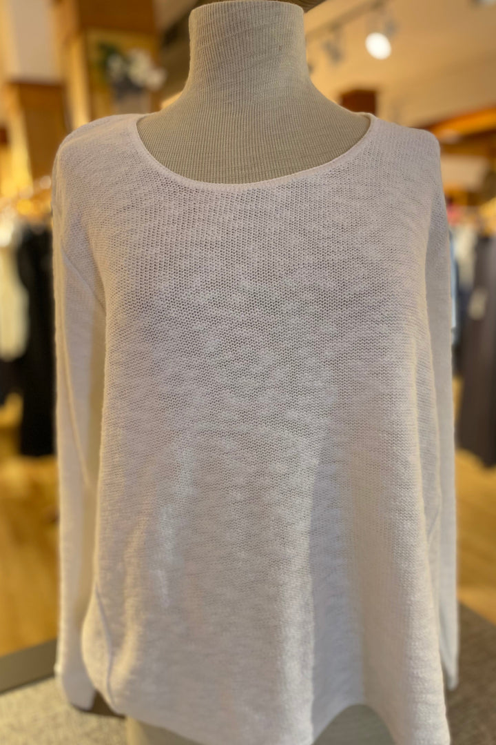 The Ultimate Cotton Sweater - Hi Low Slub Crew