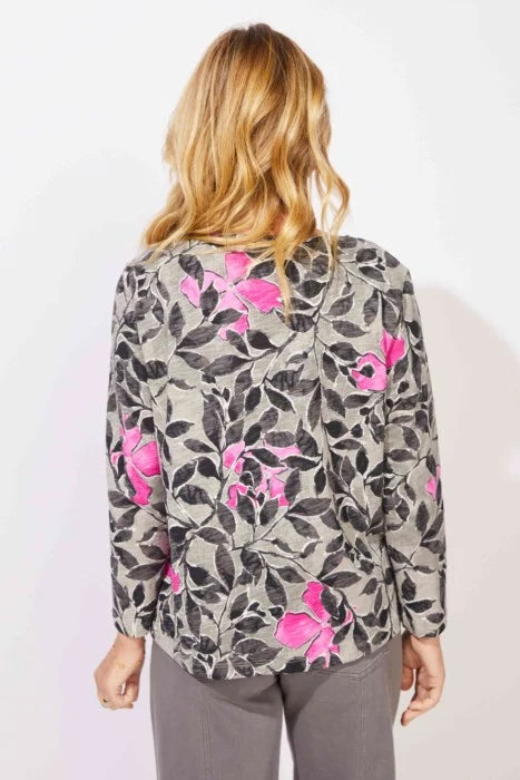 Foliage Floral Boxy Tee