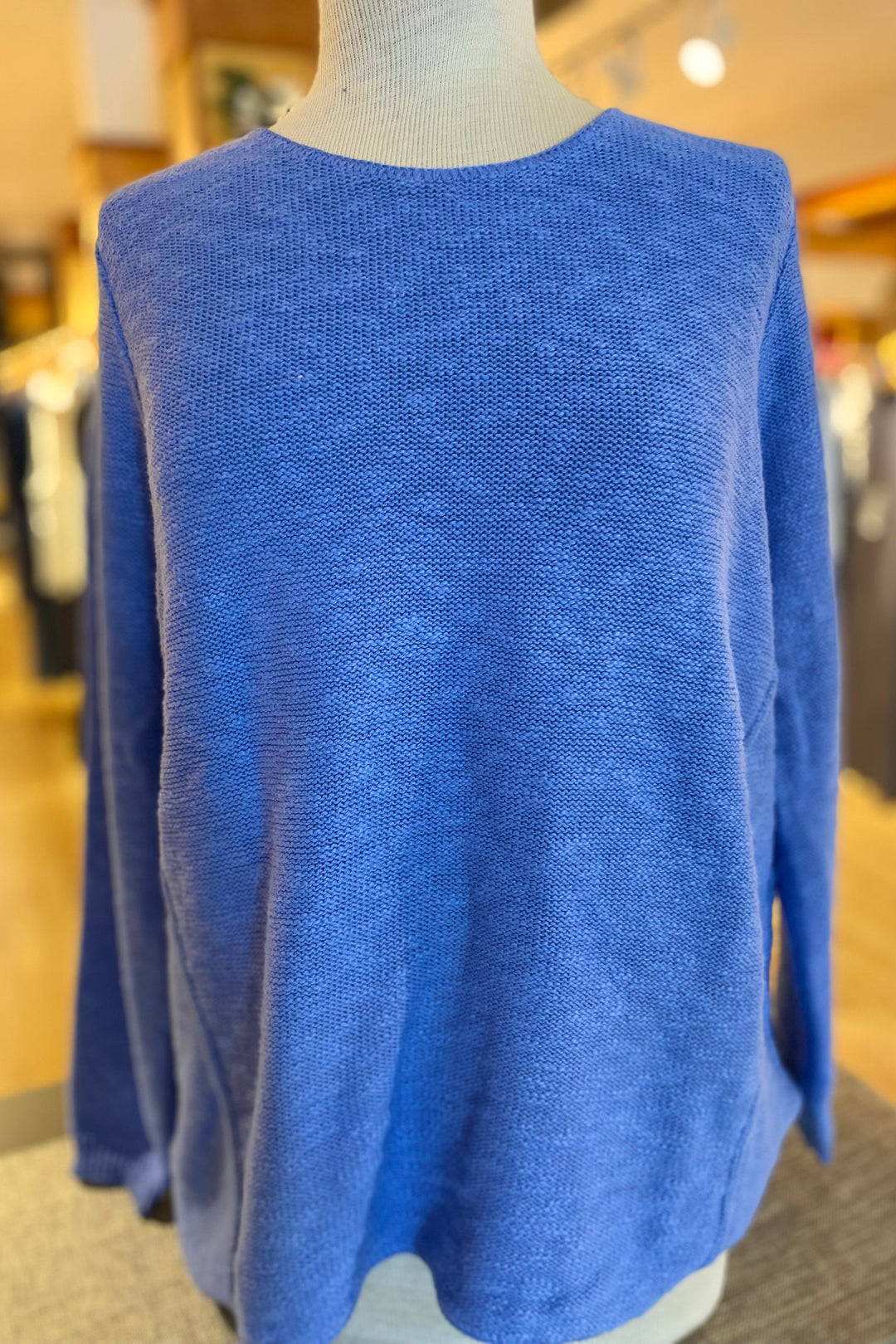 The Ultimate Cotton Sweater - Hi Low Slub Crew
