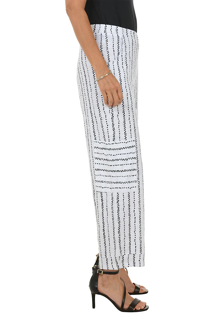 Driftwood Stripe J Pocket Flood Pant