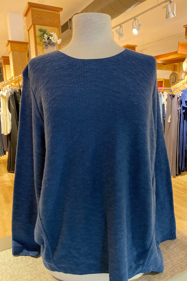 The Ultimate Cotton Sweater - Hi Low Slub Crew