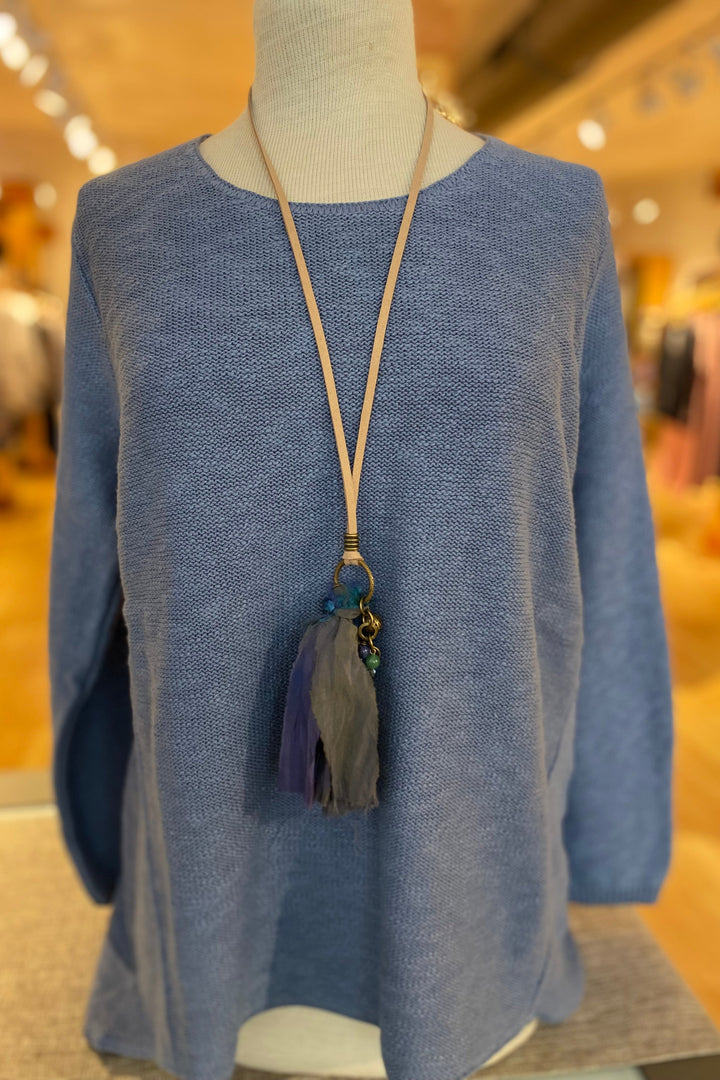 The Ultimate Cotton Sweater - Hi Low Slub Crew