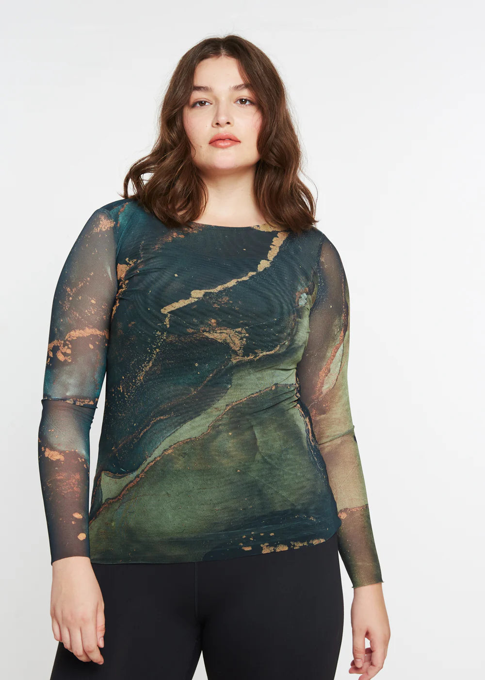 Jade Florence Double Sheer Top