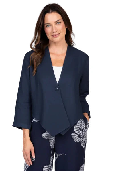 Olivia's Flax Solid Must Have Jacket