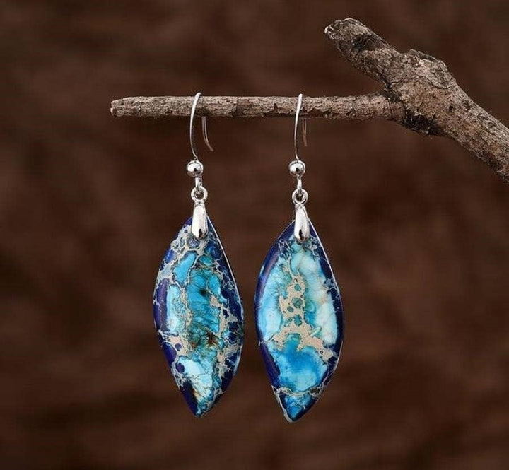 Jasper Drop Earrings