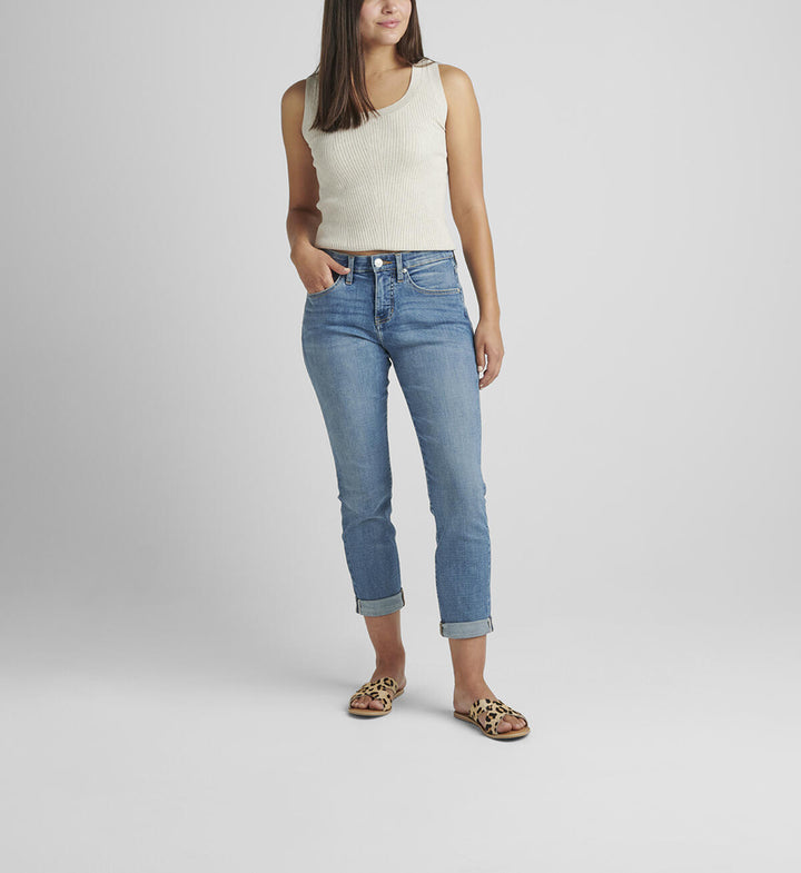 Mid Rise Girlfriend Jeans - Vintage