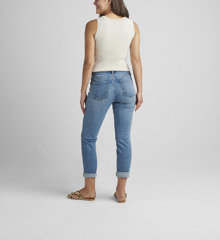 Mid Rise Girlfriend Jeans - Vintage