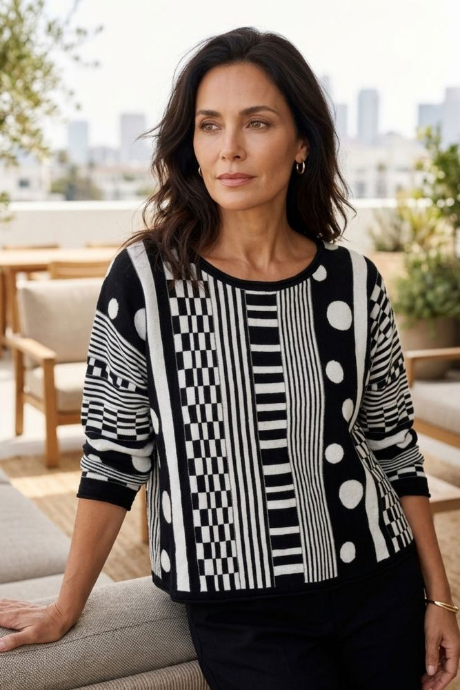 Modernist Mix Topper Sweater
