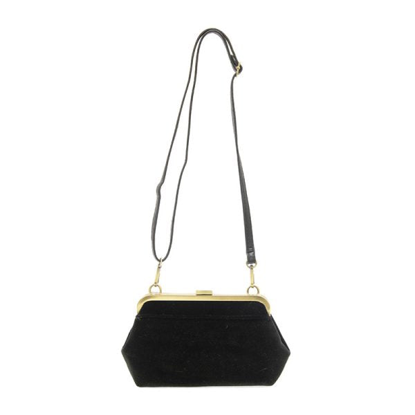 Velvet Vivie Frame Lock Crossbody Convertible Wristlet