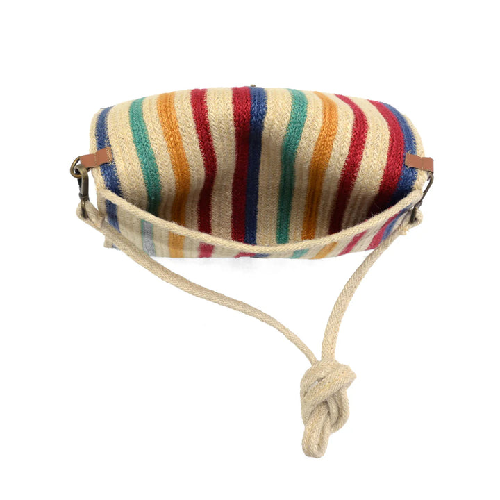 Multi Striped Moxie Jute Crossbody