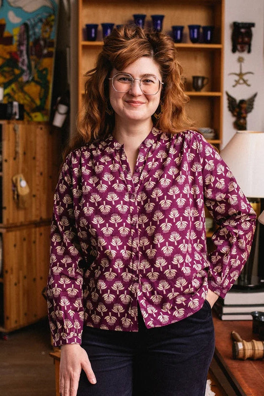 Stella Top Magenta Petal