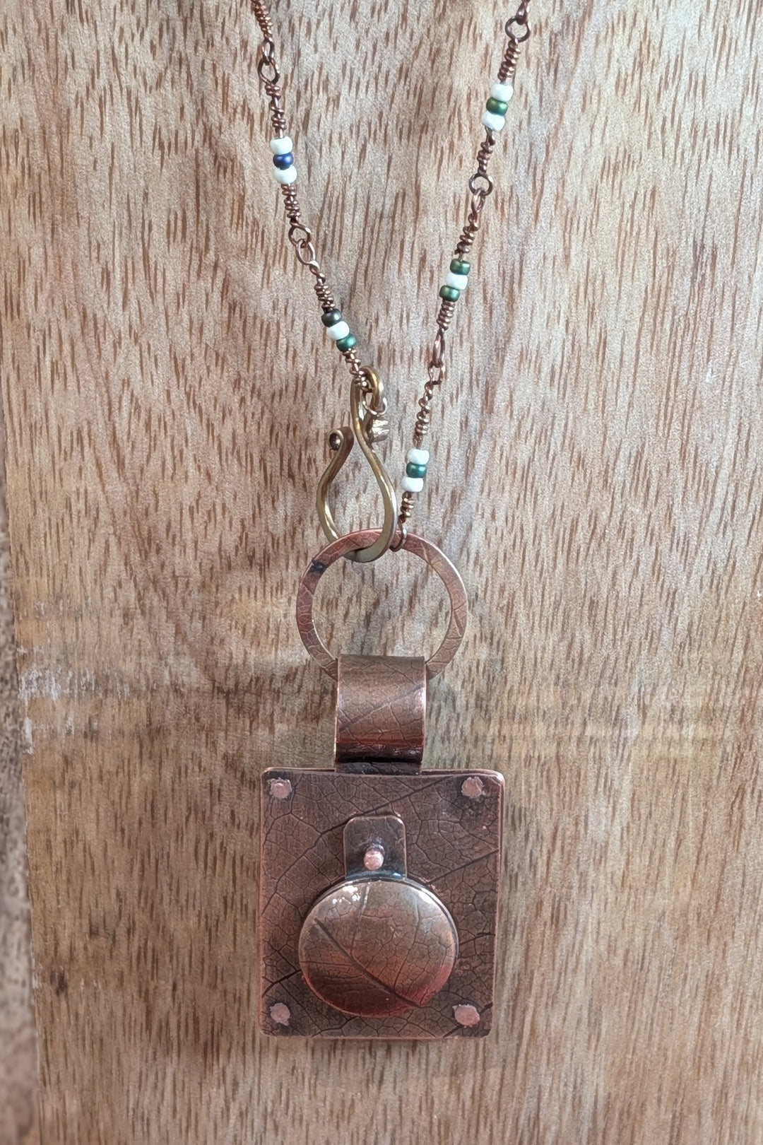 Copper Locket Necklace