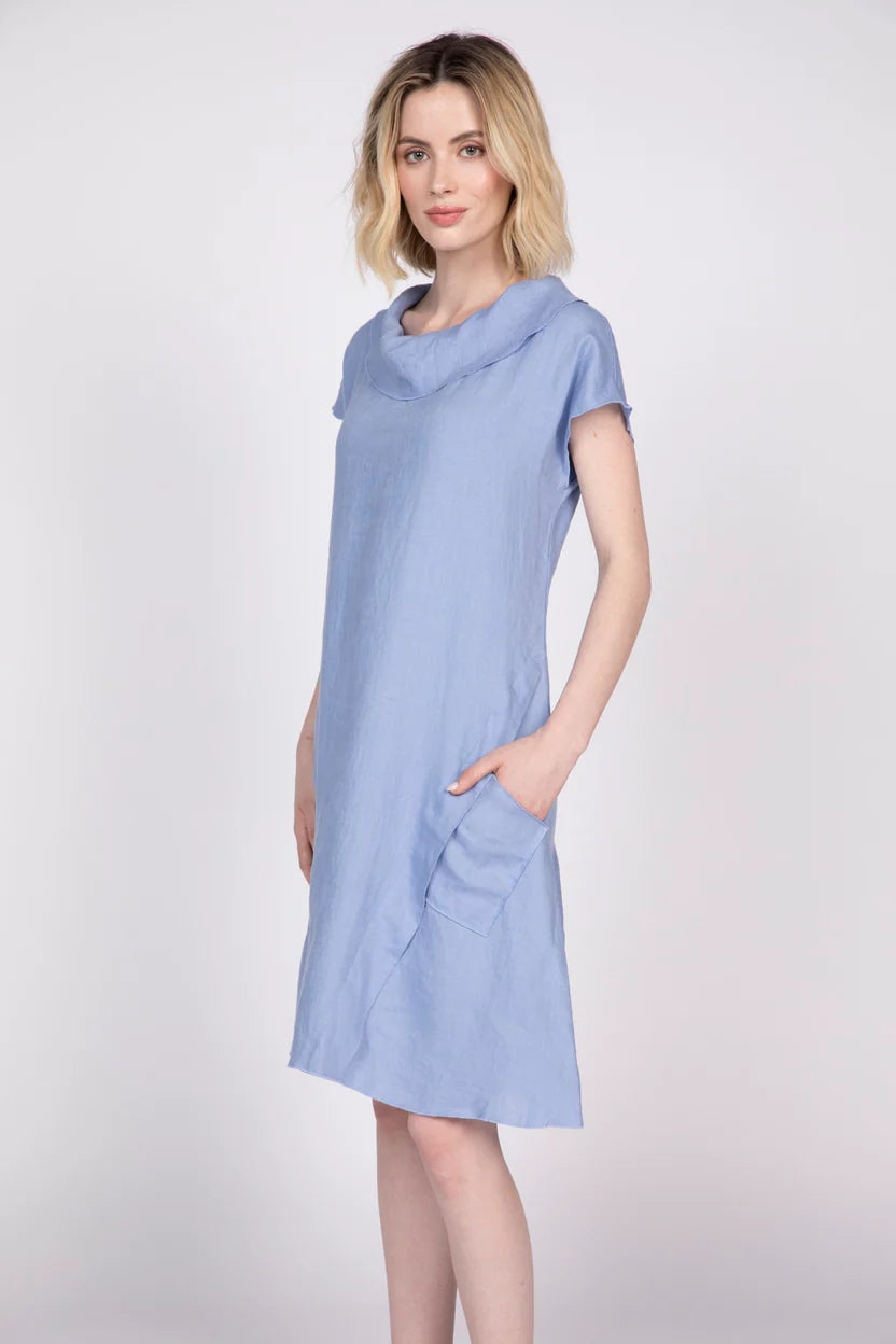Olivia's Flax Solid Impress Dress