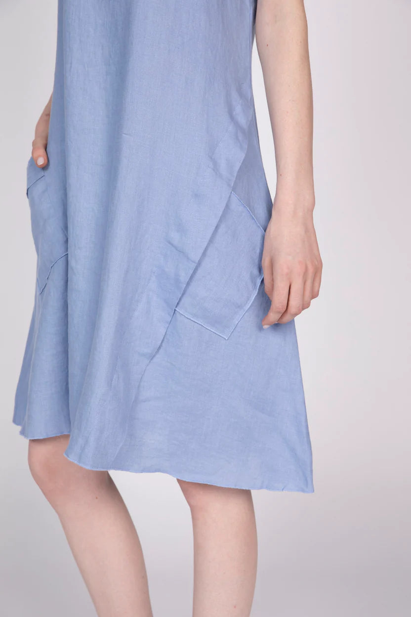 Olivia's Flax Solid Impress Dress