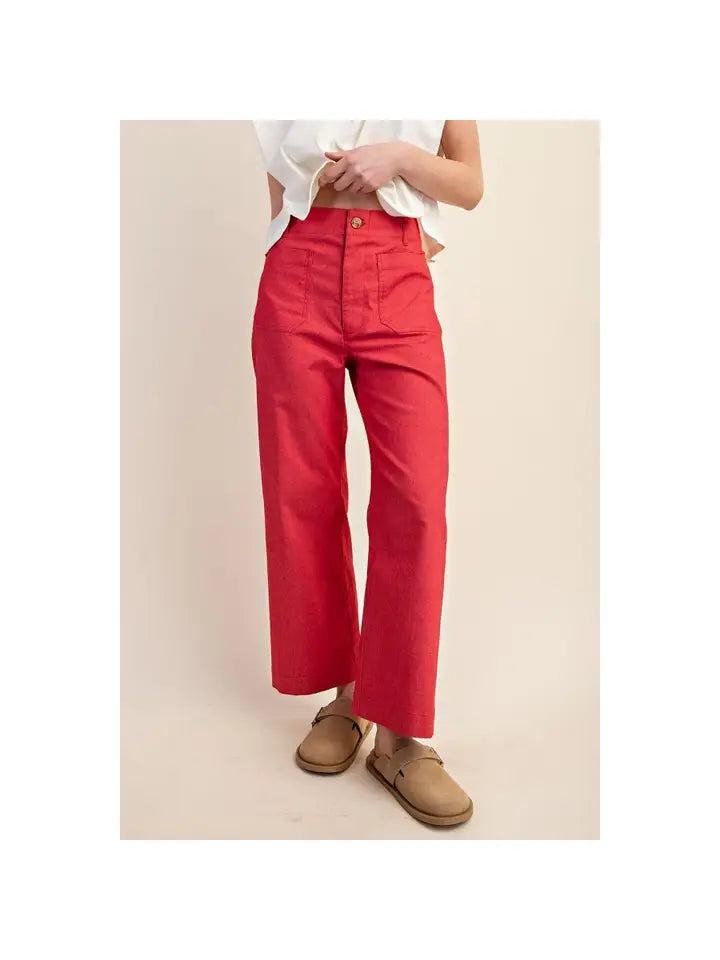 Ankle Pant with Pockets