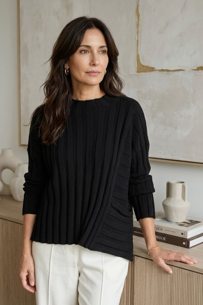 Statement Rib Pocket Pullover