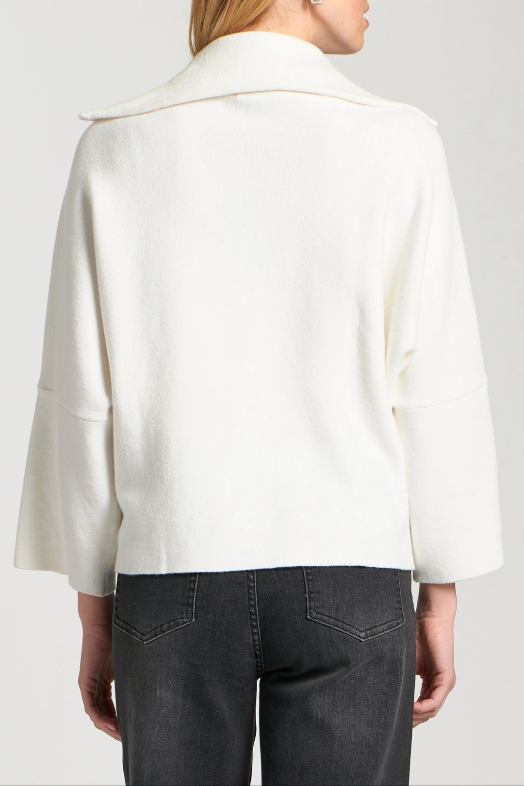 Winter White Easy Pullover