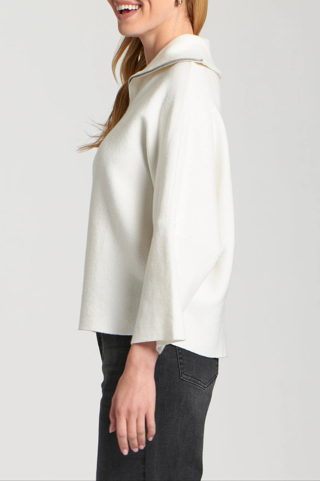 Winter White Easy Pullover