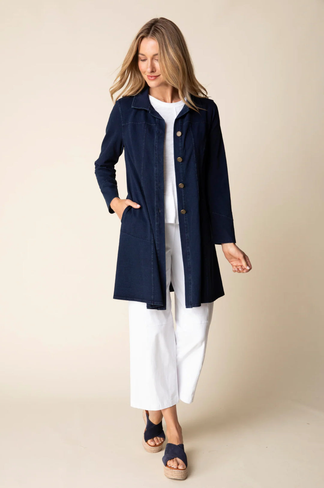 Stonewash Cotton Knits London Jacket