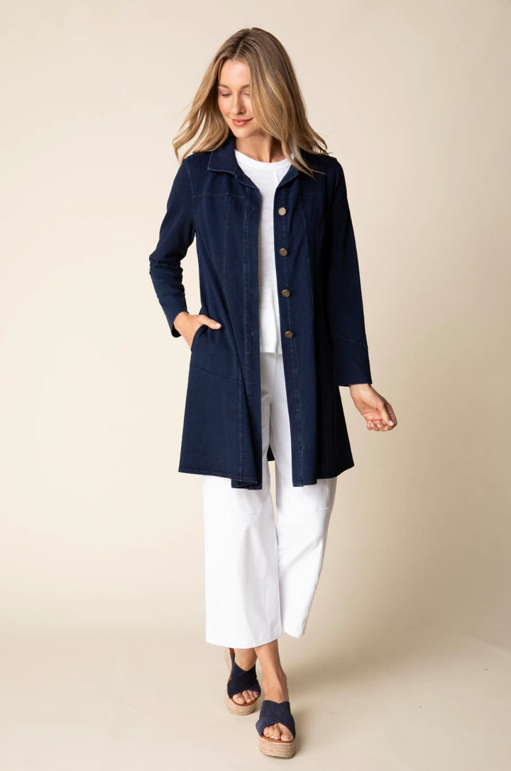 Stonewash Cotton Knits London Jacket