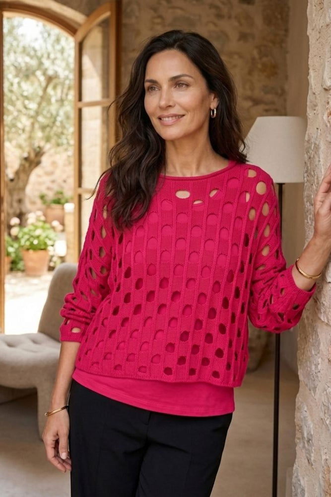 Open Weave Cotton Chic Topper