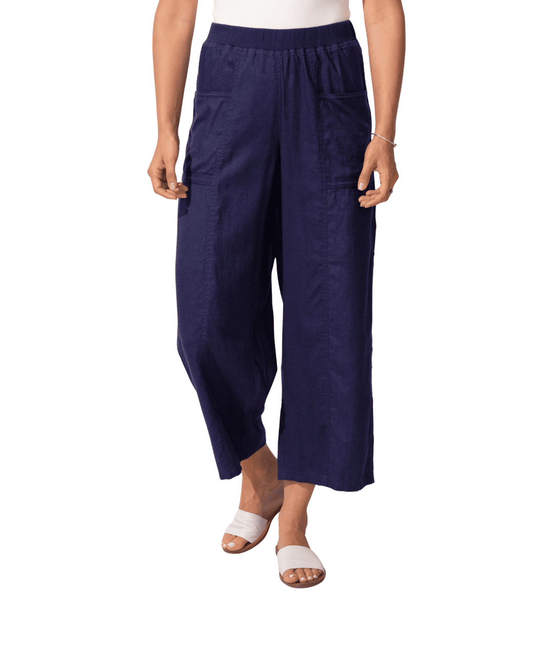 Lake Linen Beach Flood Pant