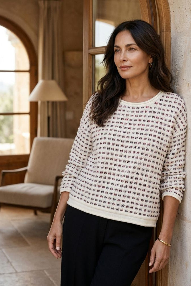 Velura Knit Lustre Pullover