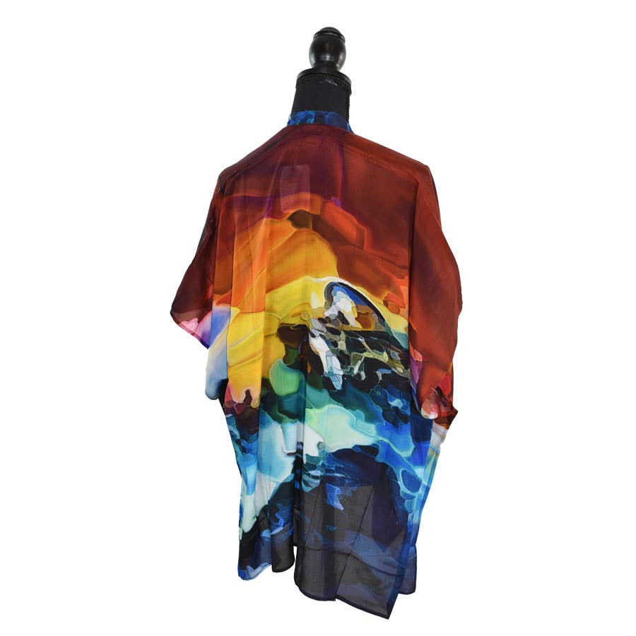 Cosmic Colorful Kimono Jacket