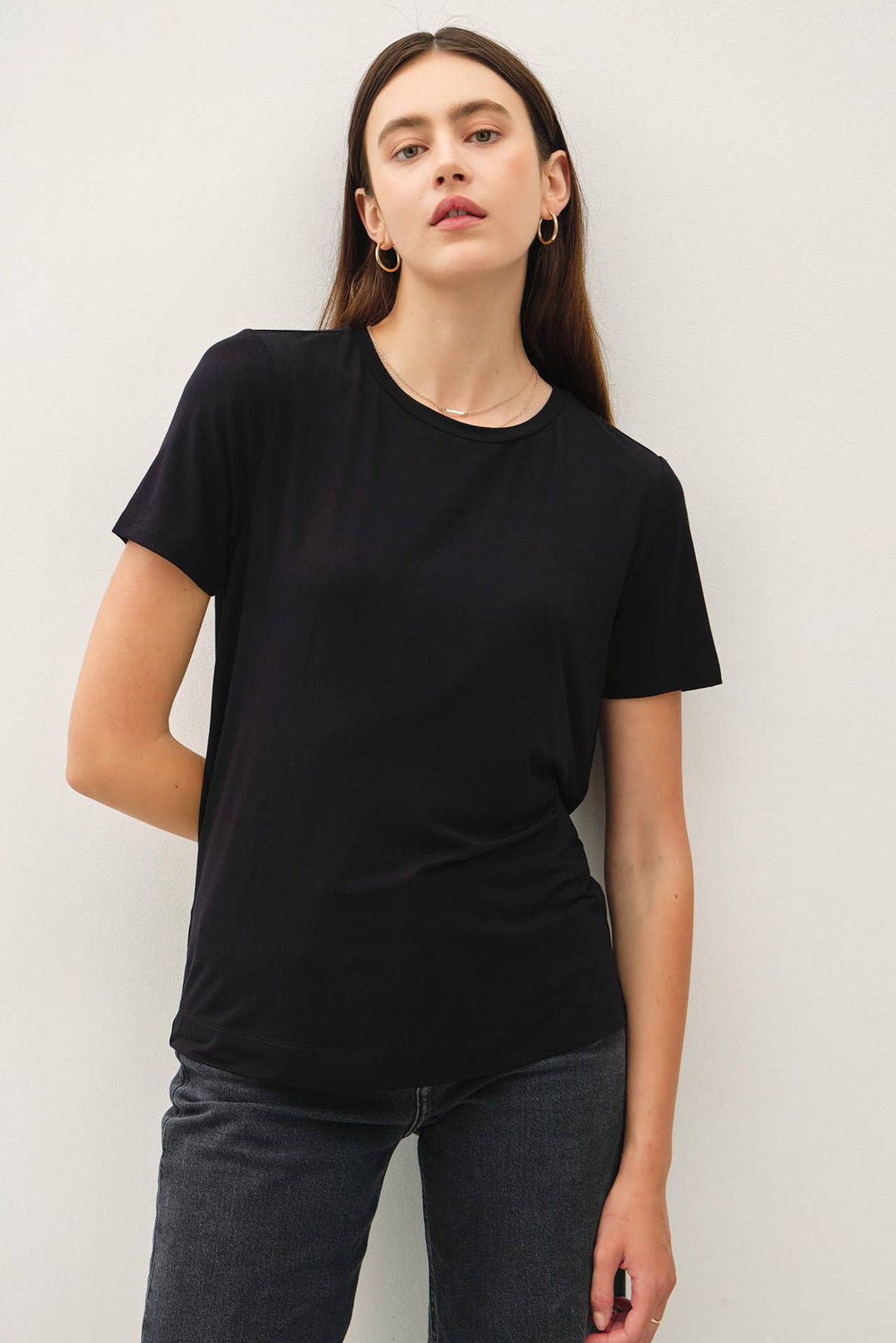 Bamboo/Modal Basic Round Neck T-Shirt