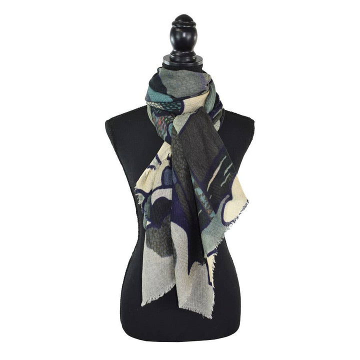 Sitka Forest Motif Scarf