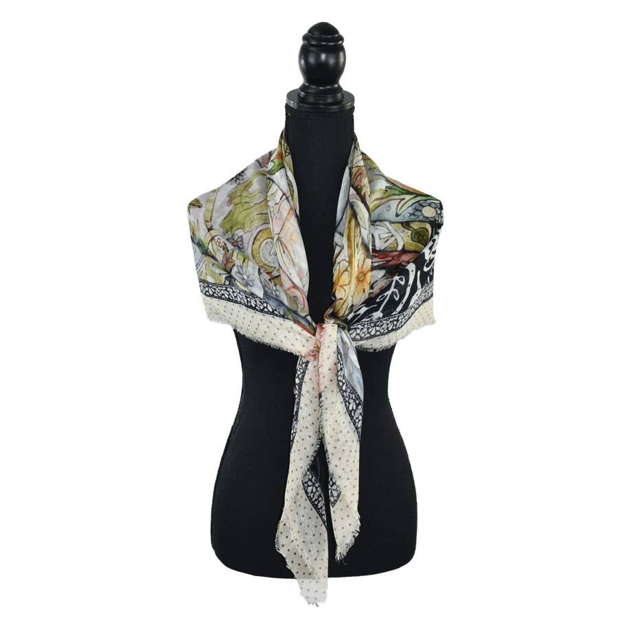 Aishani Whimsical Square Scarf