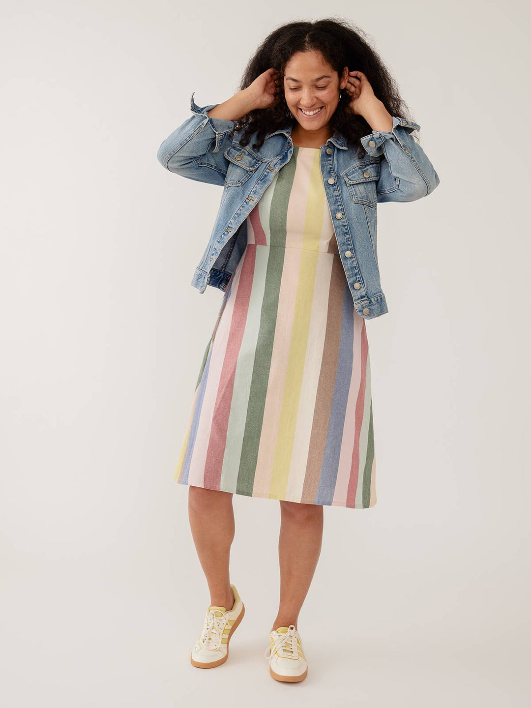 Marseille Dress Vintage Rainbow