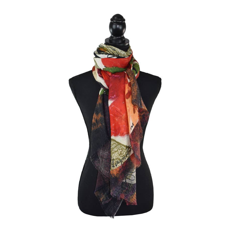 Maple Diamond Weave Scarf