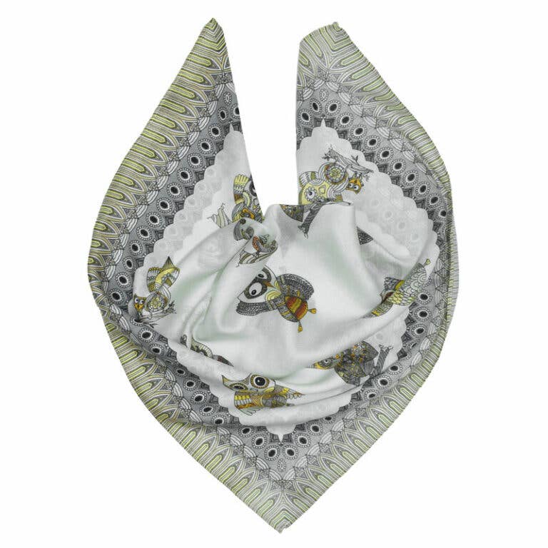 Hoot Whimsical Owl Neckerchief