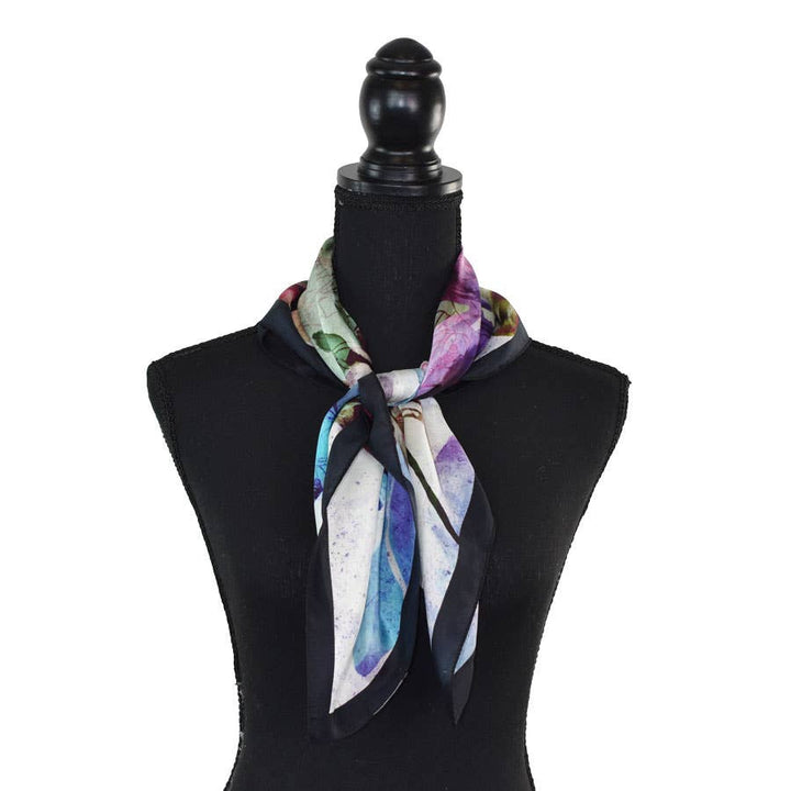 Abuelo Floral Silk Square Scarf