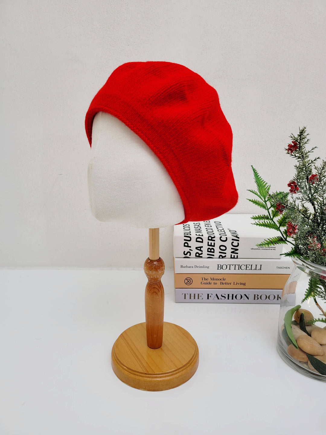 100%  Solid Wool French Beret