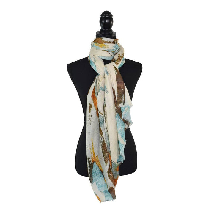 Iverson Abstract Modal Blend Scarf