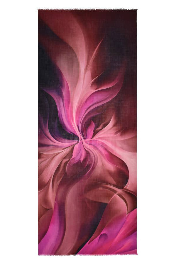 Treviso Colorful Abstract Swirl Scarf