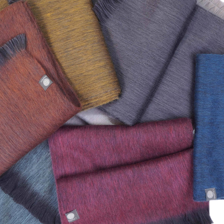 Alpaca Scarf - Mulberry