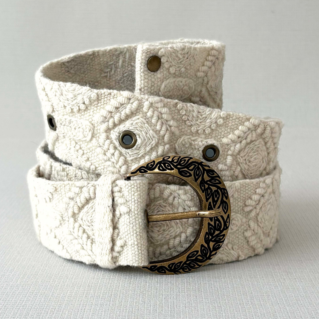 Wandering Clouds Belt with Heirloom Buckle