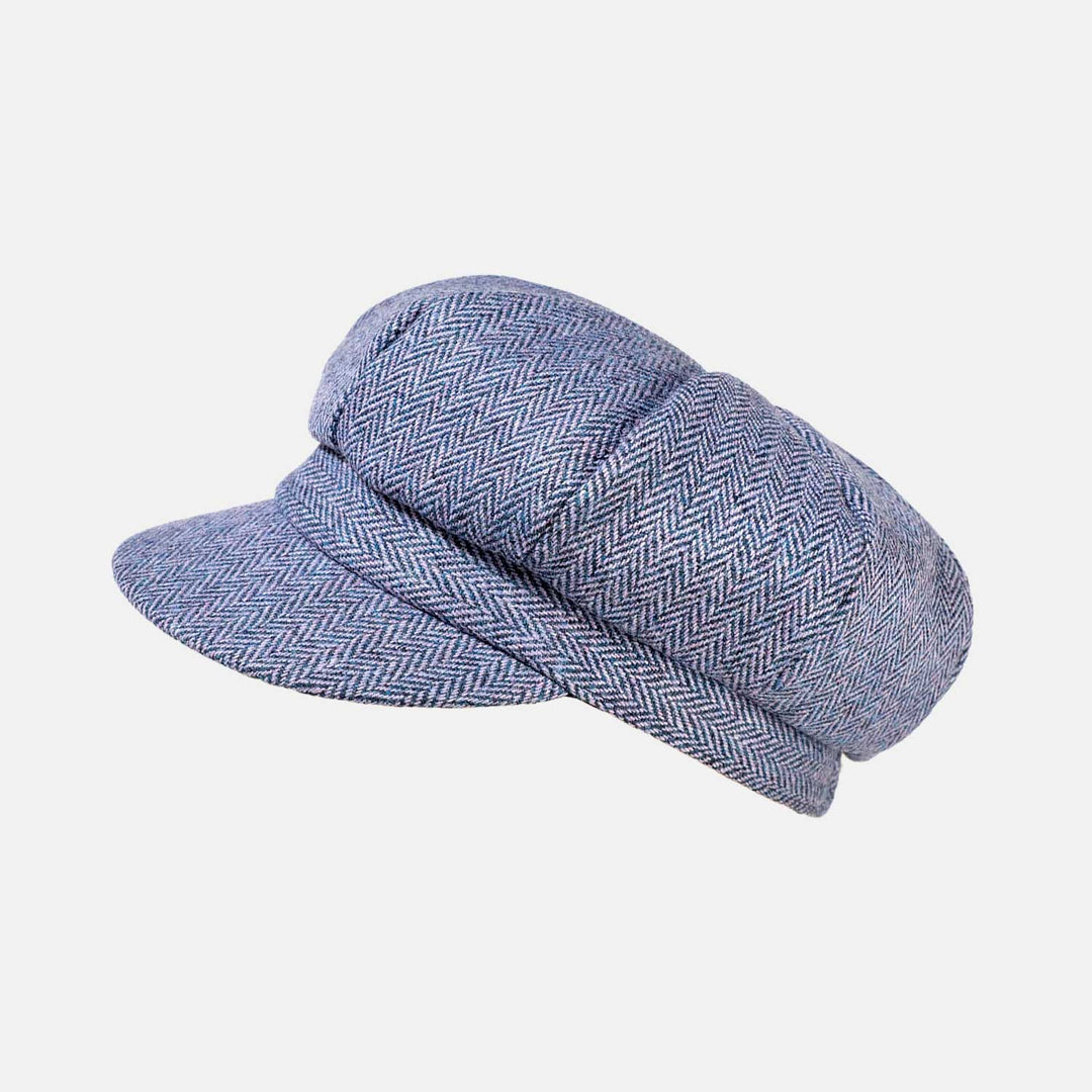 Tweed Wool Baker Boy Cap