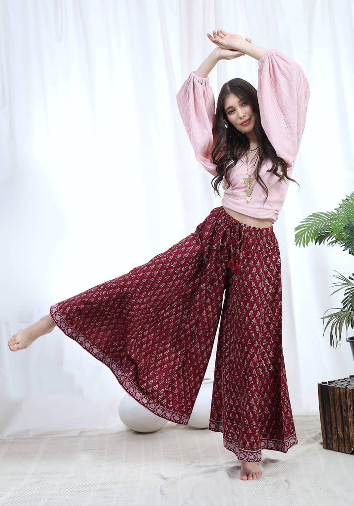 Althea Cotton Palazzo Pant