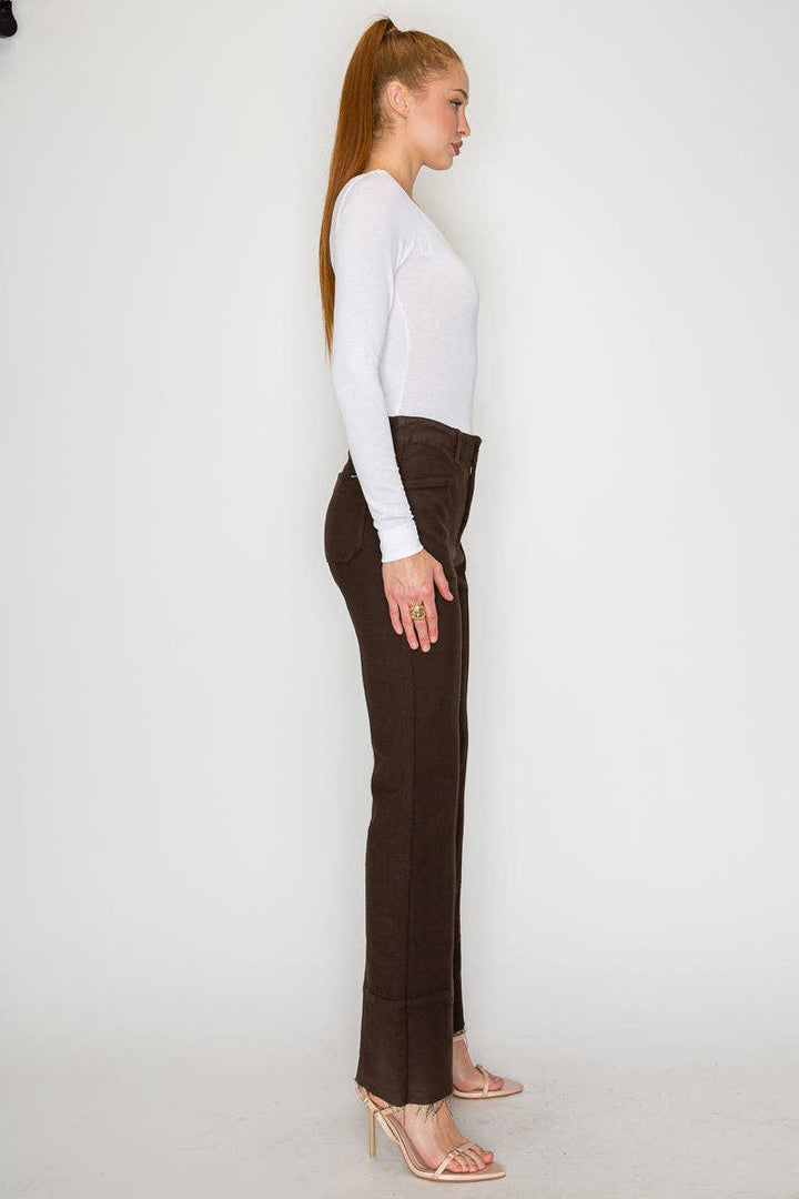 Tummy Control High Rise Bootcut PFD Jeans